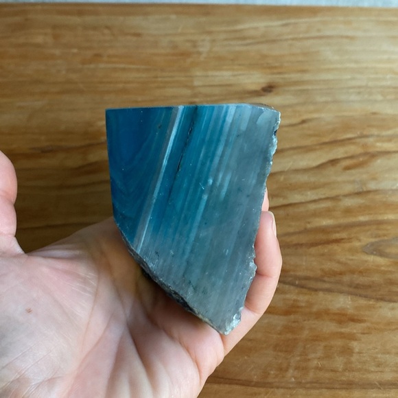 Geode Bookend or Shelf Decor “Blue” - Picture 7 of 7